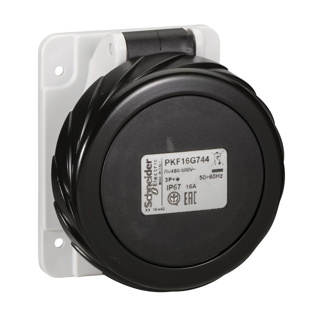 РОЗ ПАНЕЛ ПРМ ВИНТ 16А 3PE 480-500 IP67