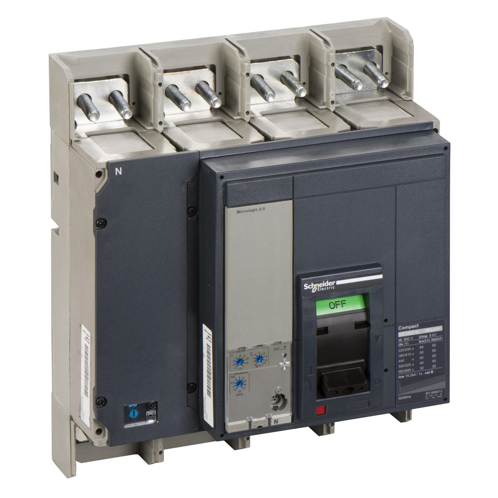 ВЫКЛЮЧАТЕЛЬ NS1250 N 4P+MICR 2.0 В СБОРЕ