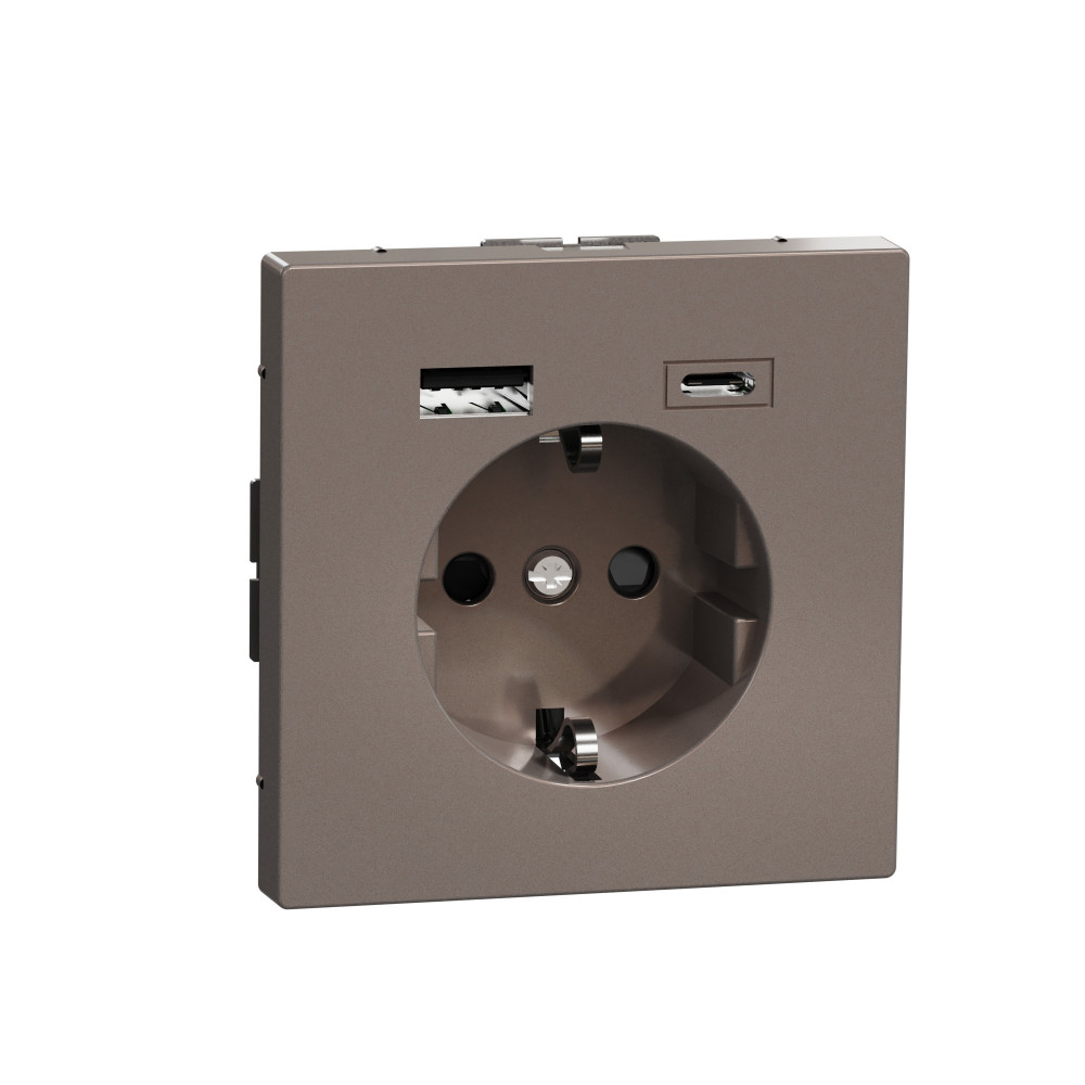 D-Life, РОЗЕТКА с USB A+C, МОККО