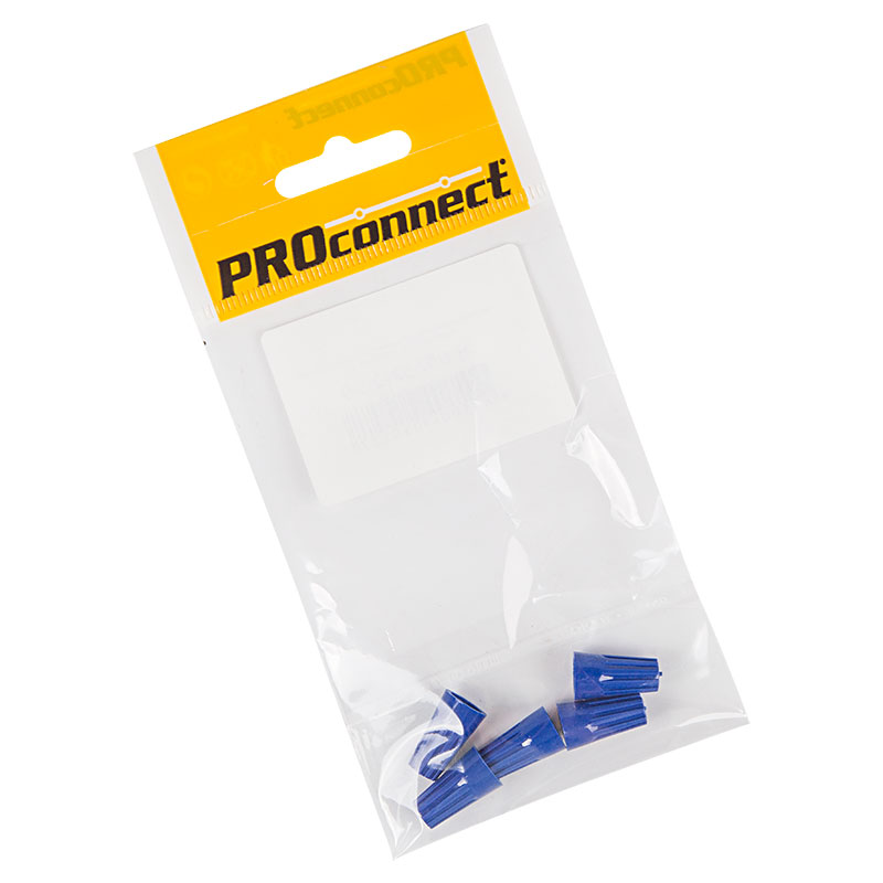 Соединительный изолирующий зажим PROconnect "СИЗ-2", 1,0-4,5 мм², синий, 5 шт.