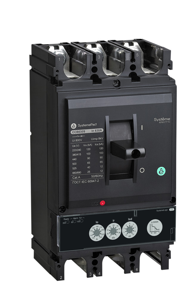 АВТ.ВЫКЛ SYSTEMEPACT CCB630 100KA 3P3D S2.3 630A РЫЧАГ