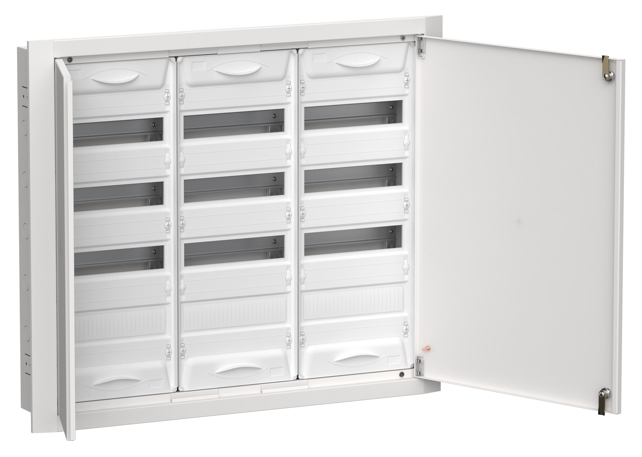 TITAN 5 Корпус металлический ЩРв-144 (3х48) 755х885х130мм IP31 белый (две двери) IEK