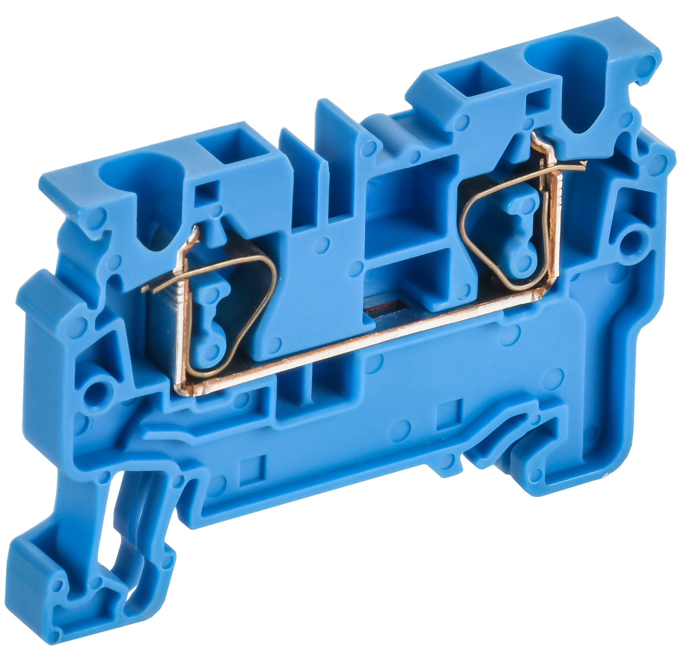 ARMAFIX Клемма пружинная CX4 BU 4мм2 проходная синяя IEK