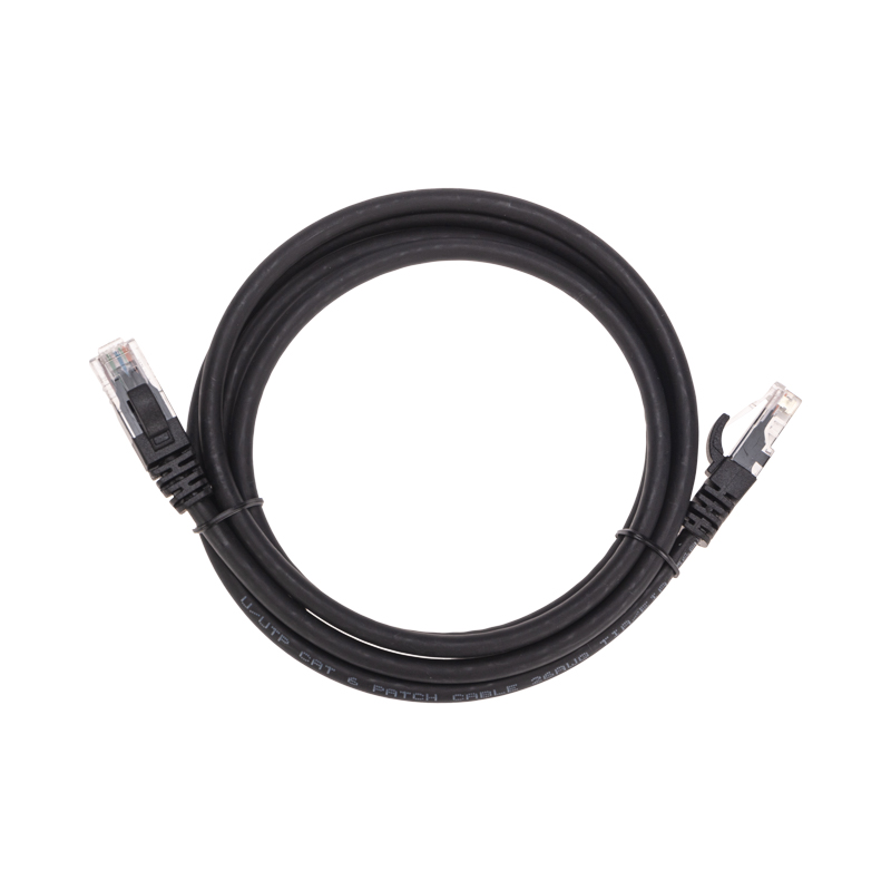Шнур коммутационный патч-корд U/UTP, CAT 6, RJ45-RJ45, 26AWG, LSZH, черный, 1,5м REXANT