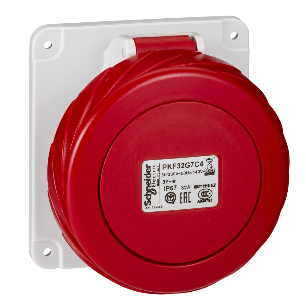 ПАНЕЛ РОЗ ВИНТ 32A 3P-E 400-440 IP67