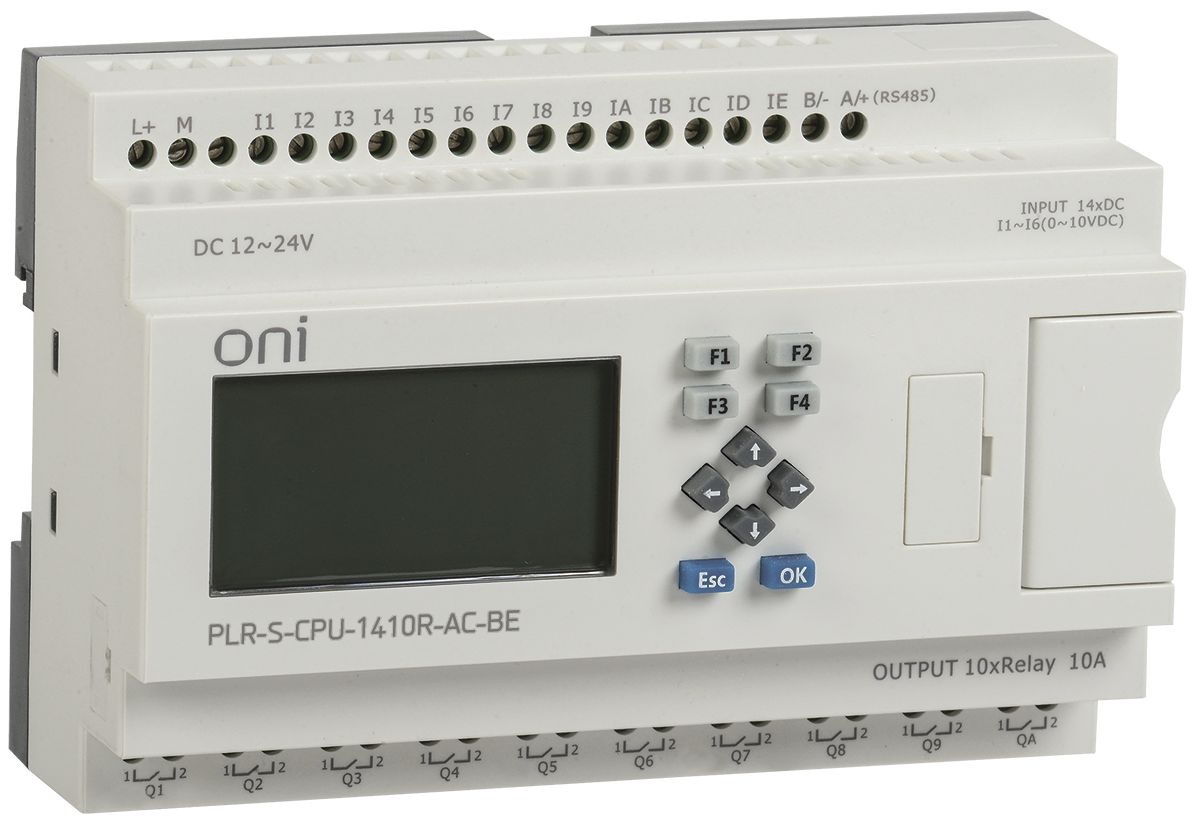 Логическое реле PLR-S. CPU1410(R) 220В AC с экраном ONI