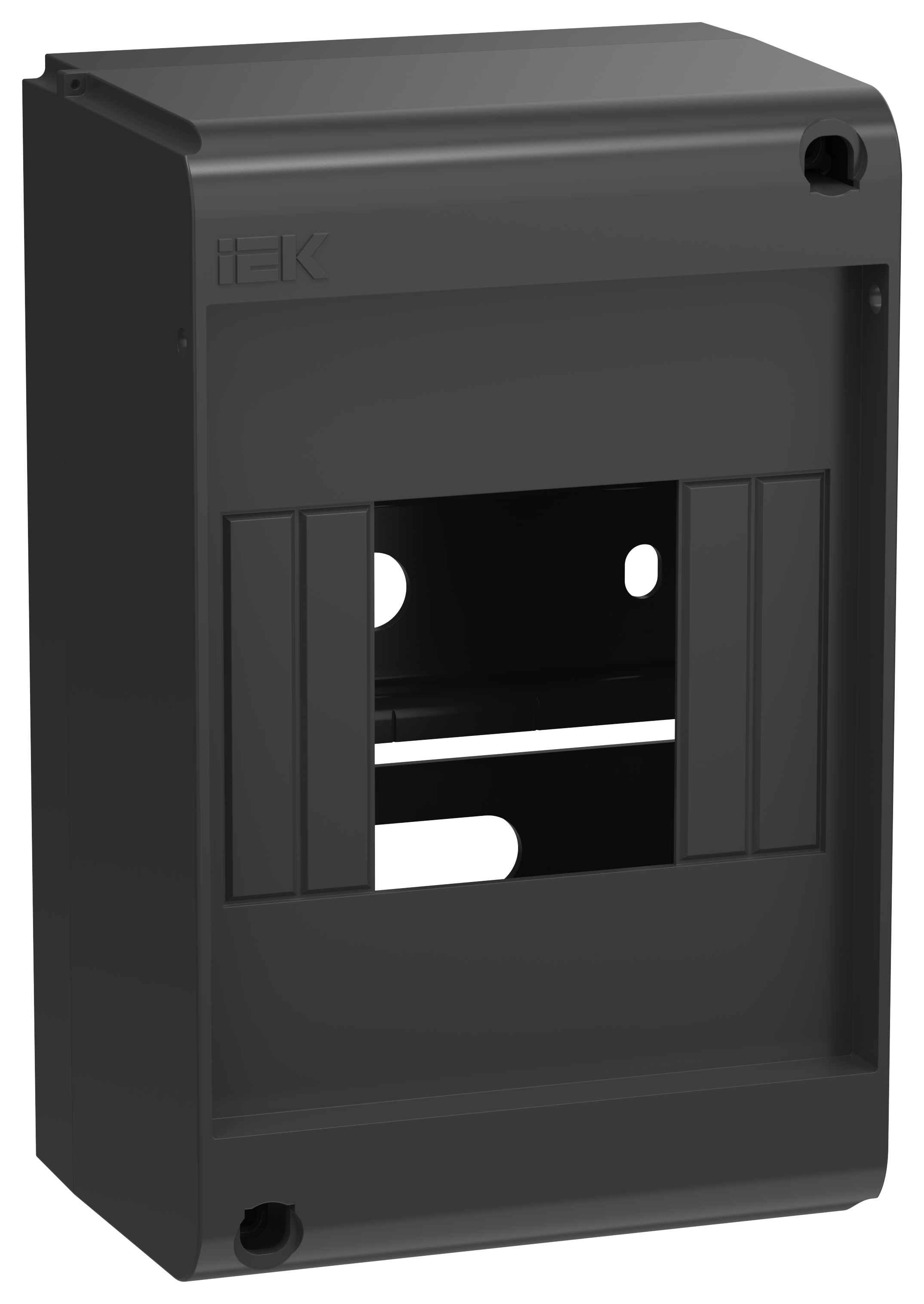 UNION Mini Корпус пластиковый КМПн-4 IP20 без двери черный IEK