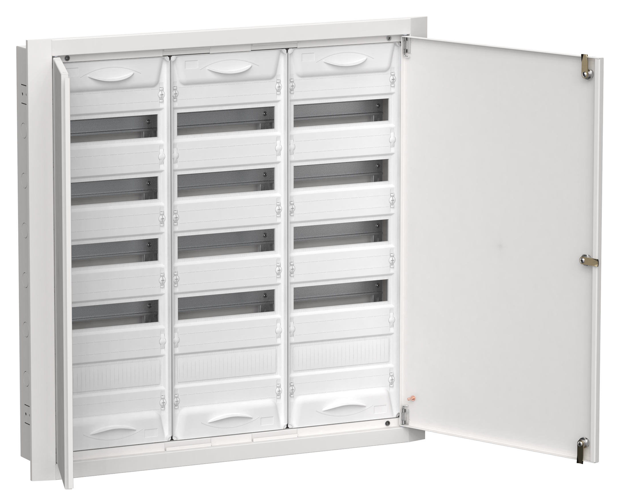 TITAN 5 Корпус металлический ЩРв-180 (3х60) 880х885х130мм IP31 белый (две двери) IEK