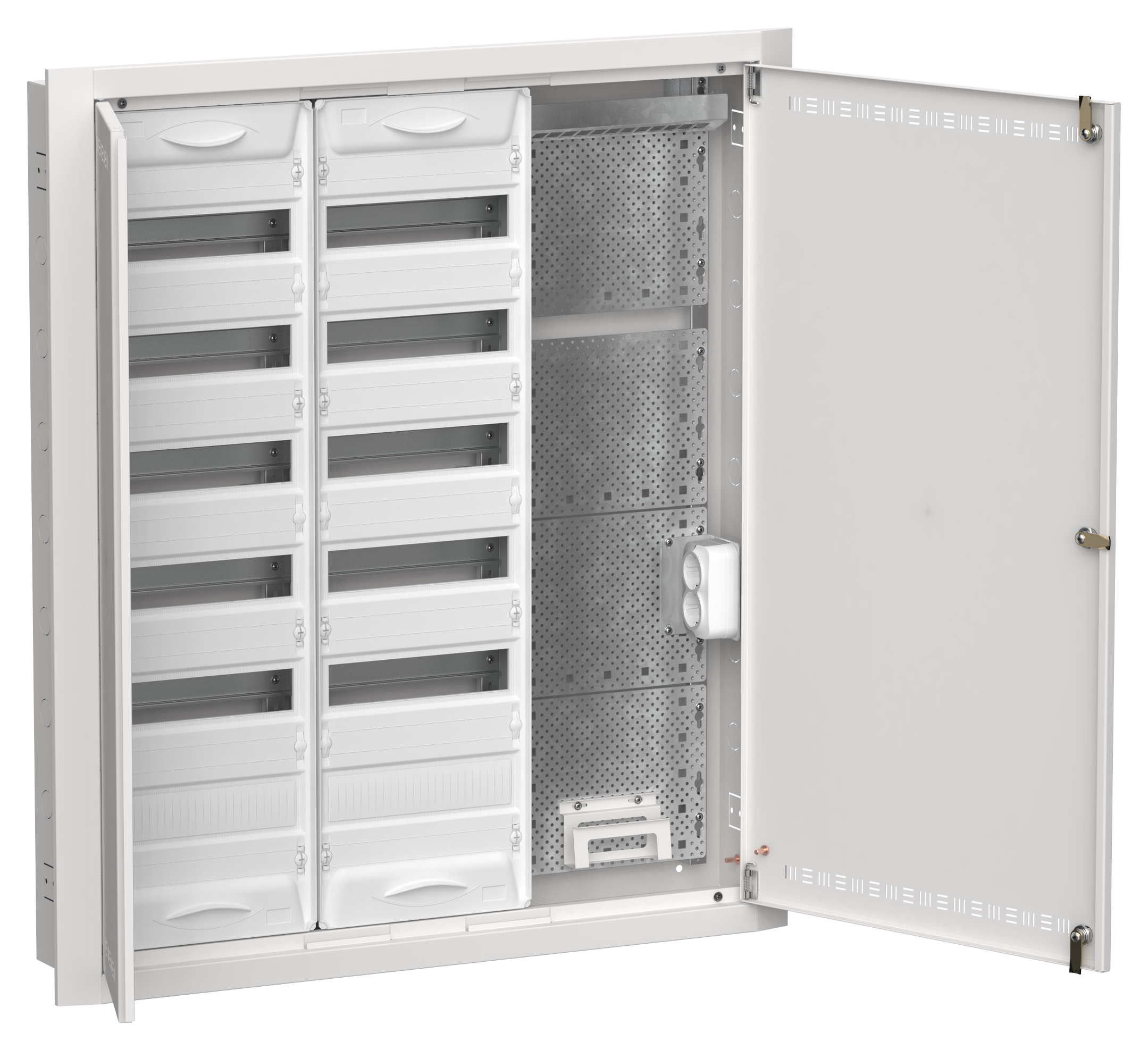TITAN 5 Корпус комбинированный ЩРв-144 (3х72) 1005х885х130мм IP30 белый IEK