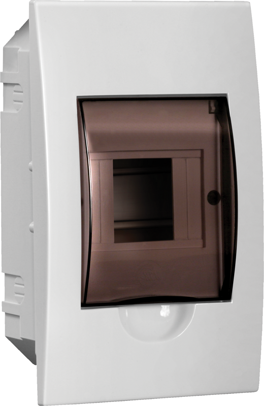 Бокс ЩРВ-П-4 модуля встраиваемый пластик IP41 LIGHT IEK