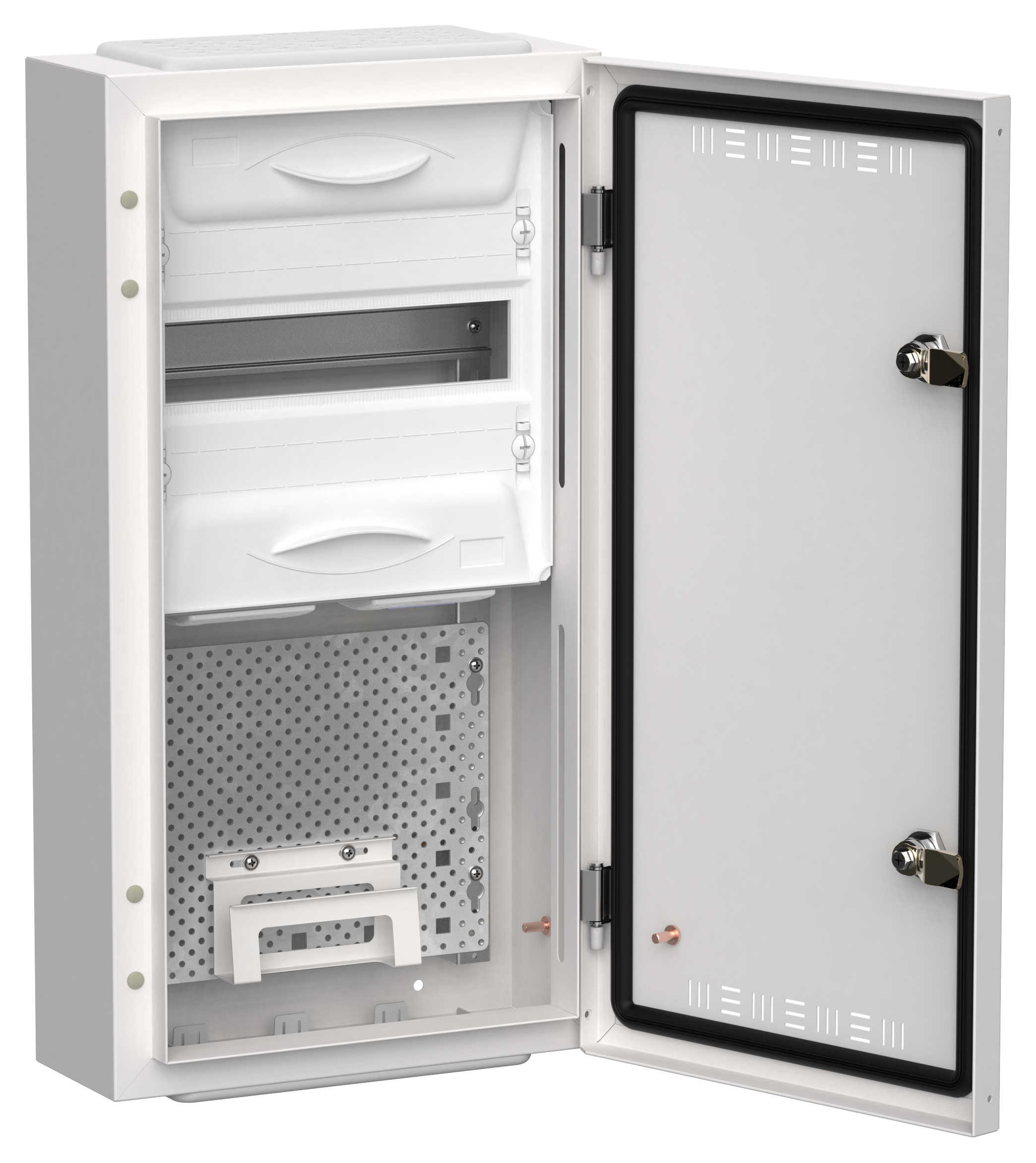 TITAN 5 Корпус комбинированный ЩРн-12 (1х36) 585х310х140мм IP30 белый IEK
