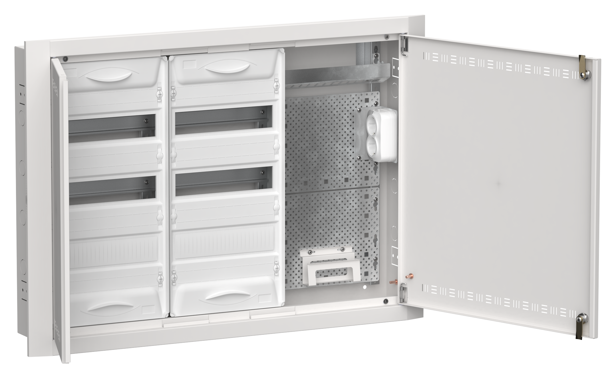 TITAN 5 Корпус комбинированный ЩРв-72 (3х36) 630х885х130мм IP30 белый IEK