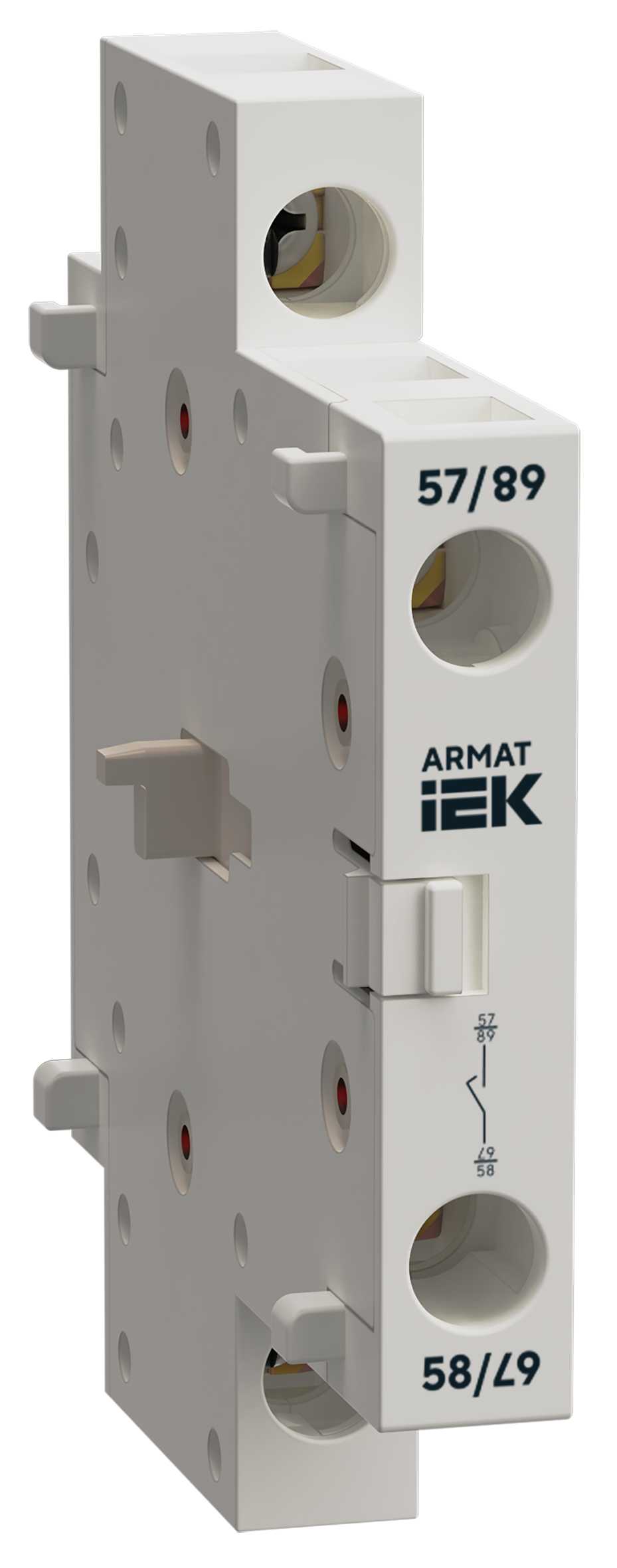 ARMAT Контакт дополнительный для SDM раннее замыкание 1NO 10А IEK