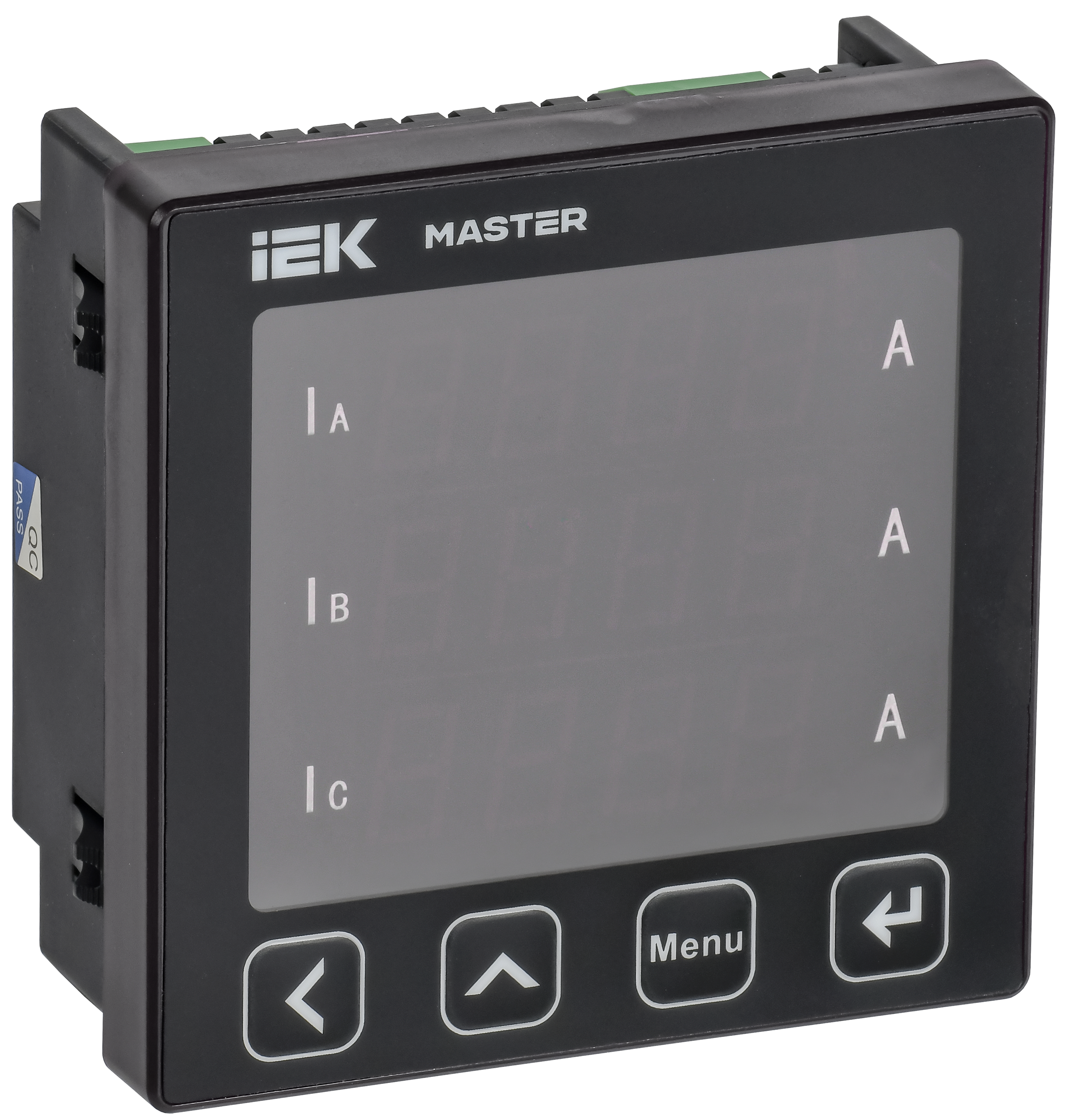 Амперметр цифровой щитовой трехфазный RS-485 96х96 LED MASTER IEK