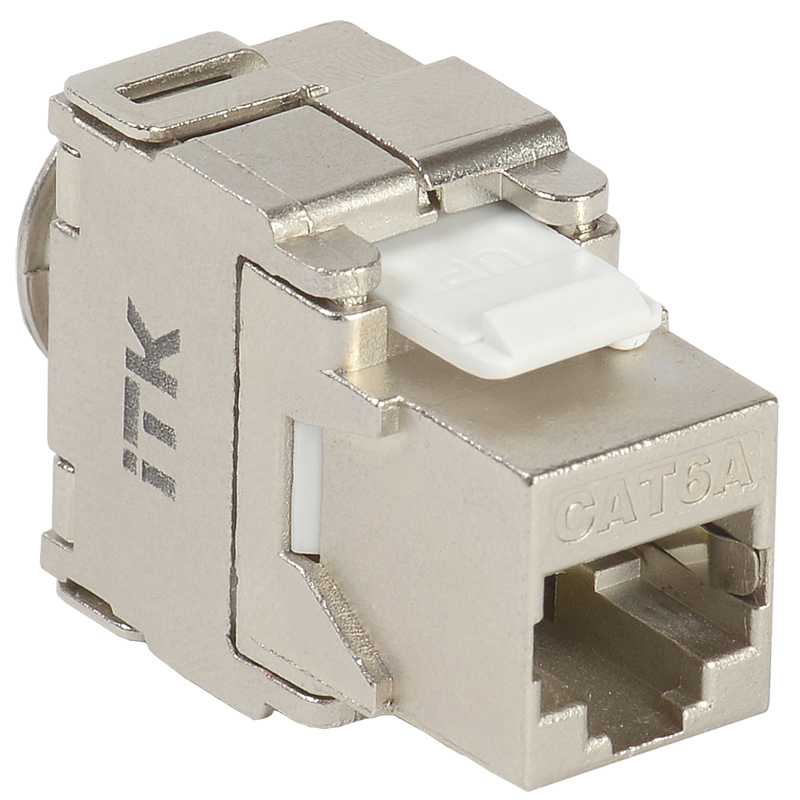 ITK Модуль Keystone Jack кат.6A STP, IDC Dual, верт. зад.