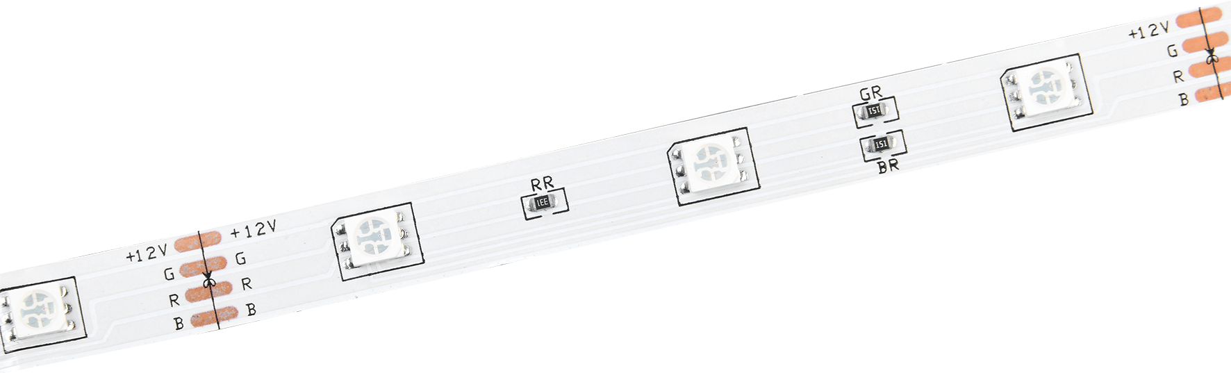 Лента светодиодная 5м LSR-5050RGB30-7,2-IP20-12В IEK