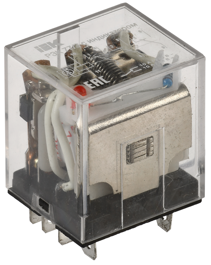 Реле РЭК77/3 с индикацией 10А 12В AC IEK