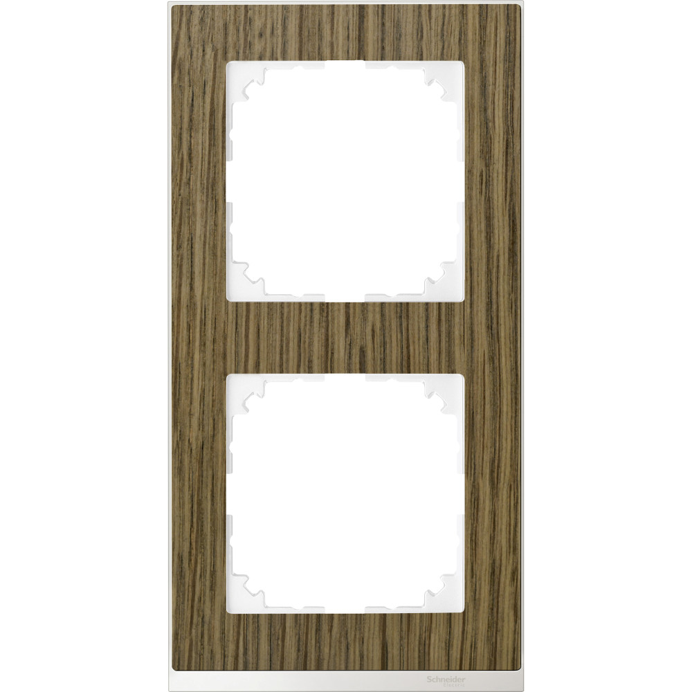 MERTEN M-Pure Decor РАМКА 2 поста, ДУБ/БЕЛЫЙ, SM