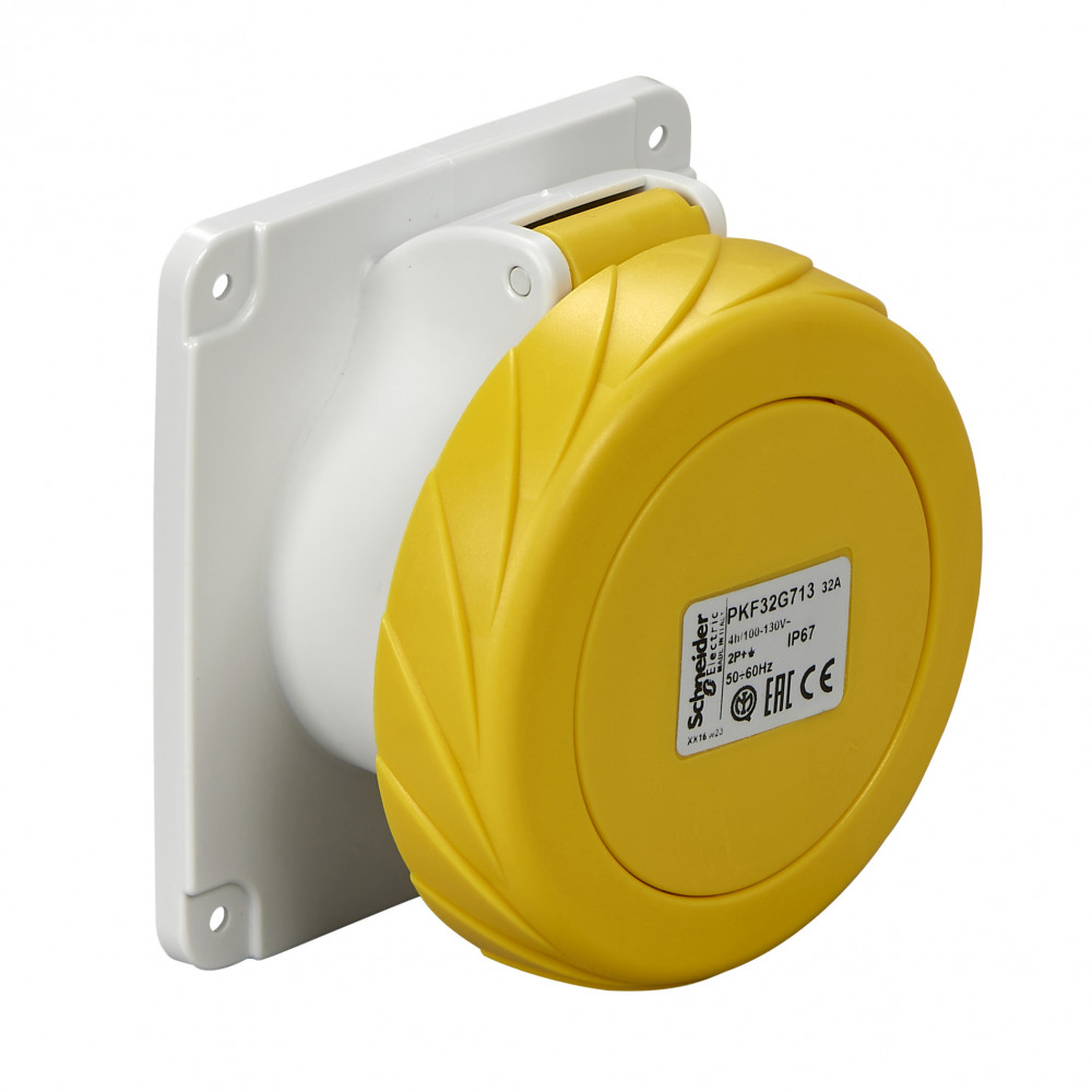 ПАНЕЛ РОЗ ВИНТ 32A 3P-E 100-130 IP67
