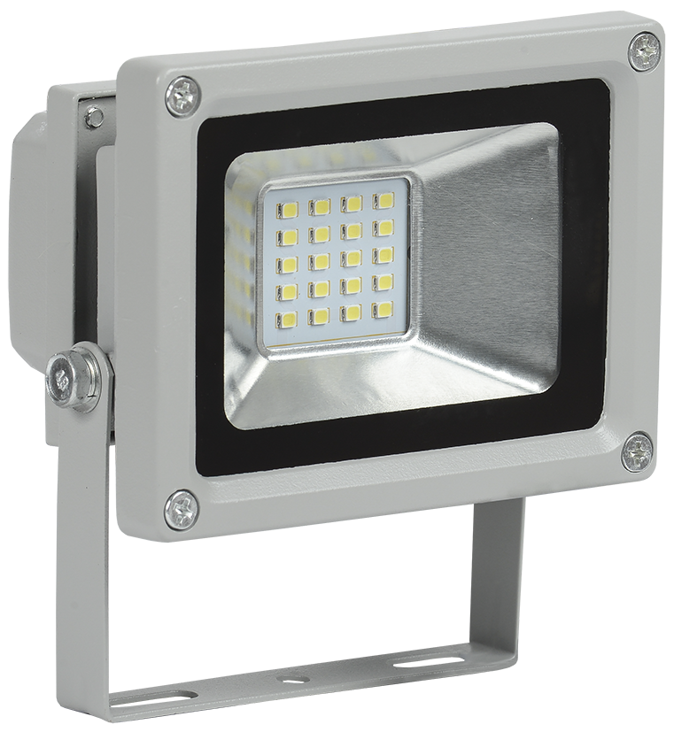 Прожектор светодиодный СДО 05-10 SMD IP65 серый IEK