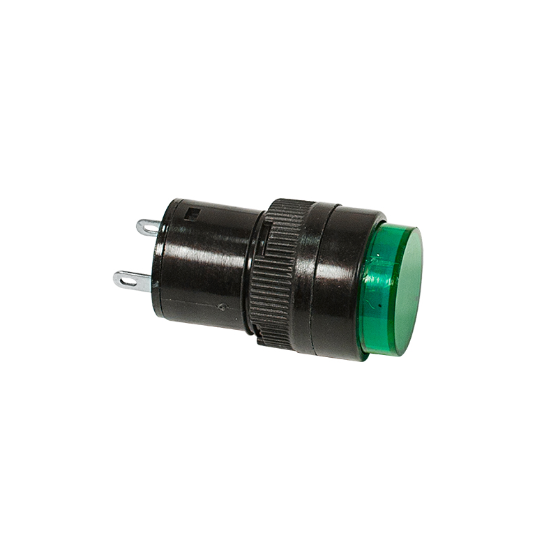 Индикатор ø16 220В зеленый с подсветкой (RWE-510) REXANT