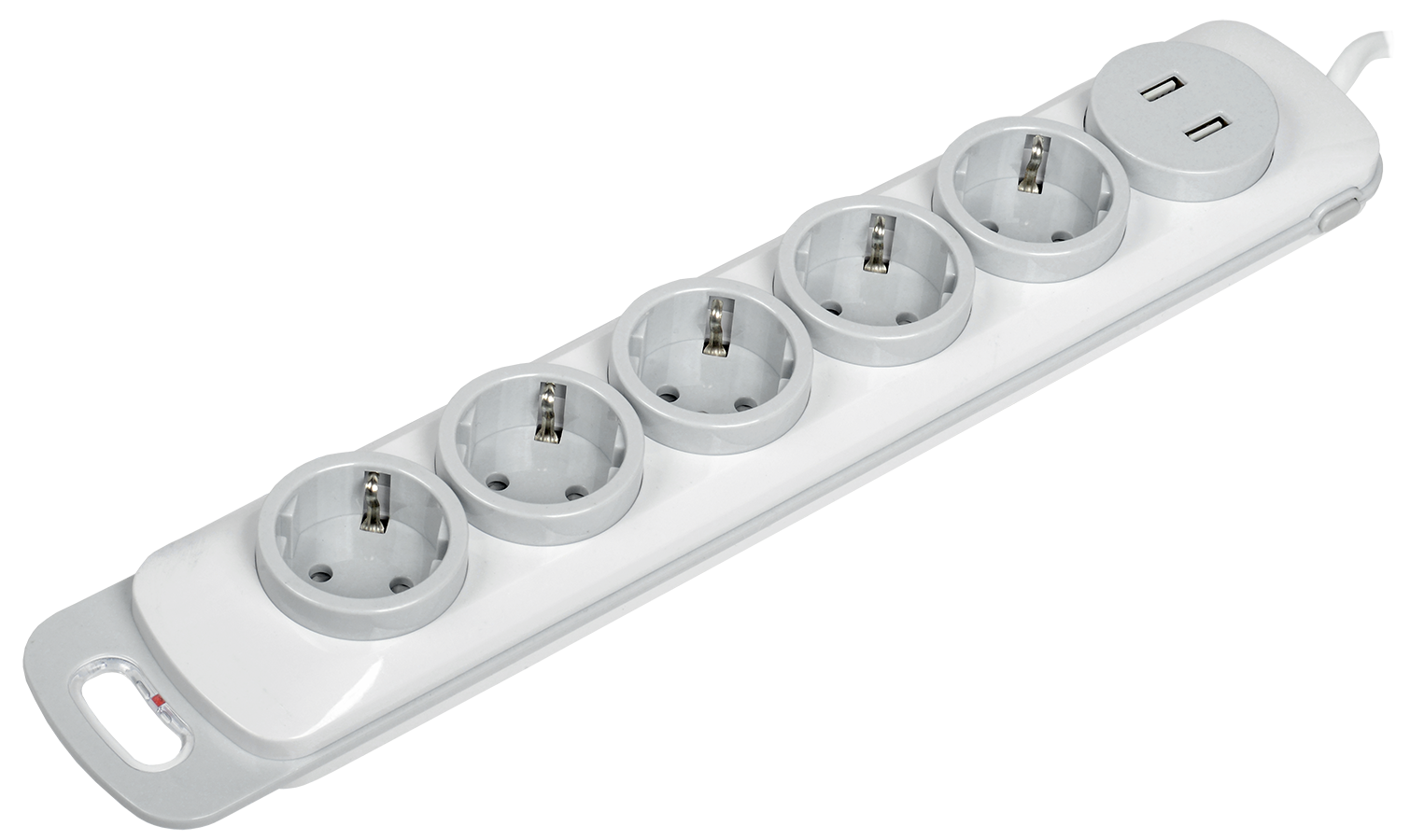 Удлинитель У05В 5 мест 2P+PE/1,5м 3х1мм2 16А/250В USBх2 MODERN IEK