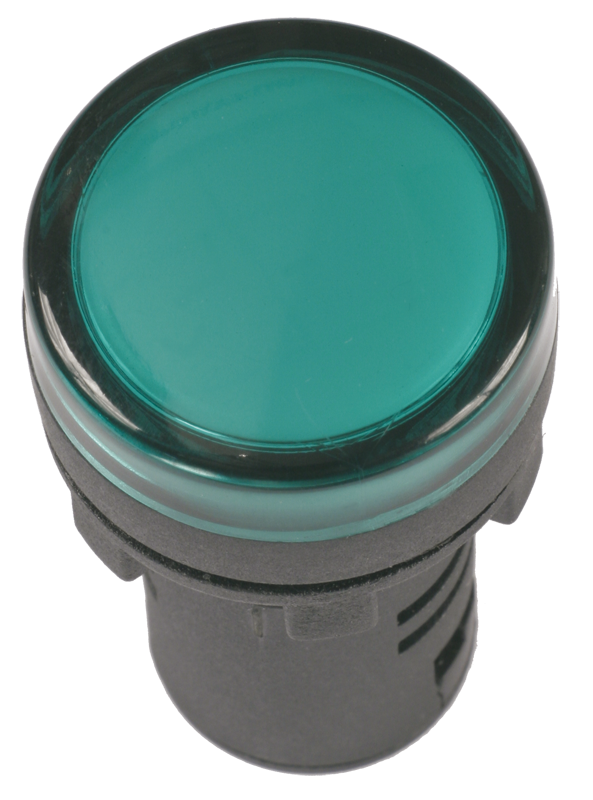 Лампа AD16DS(LED)матрица d=16мм зеленый 12В AC/DC IEK