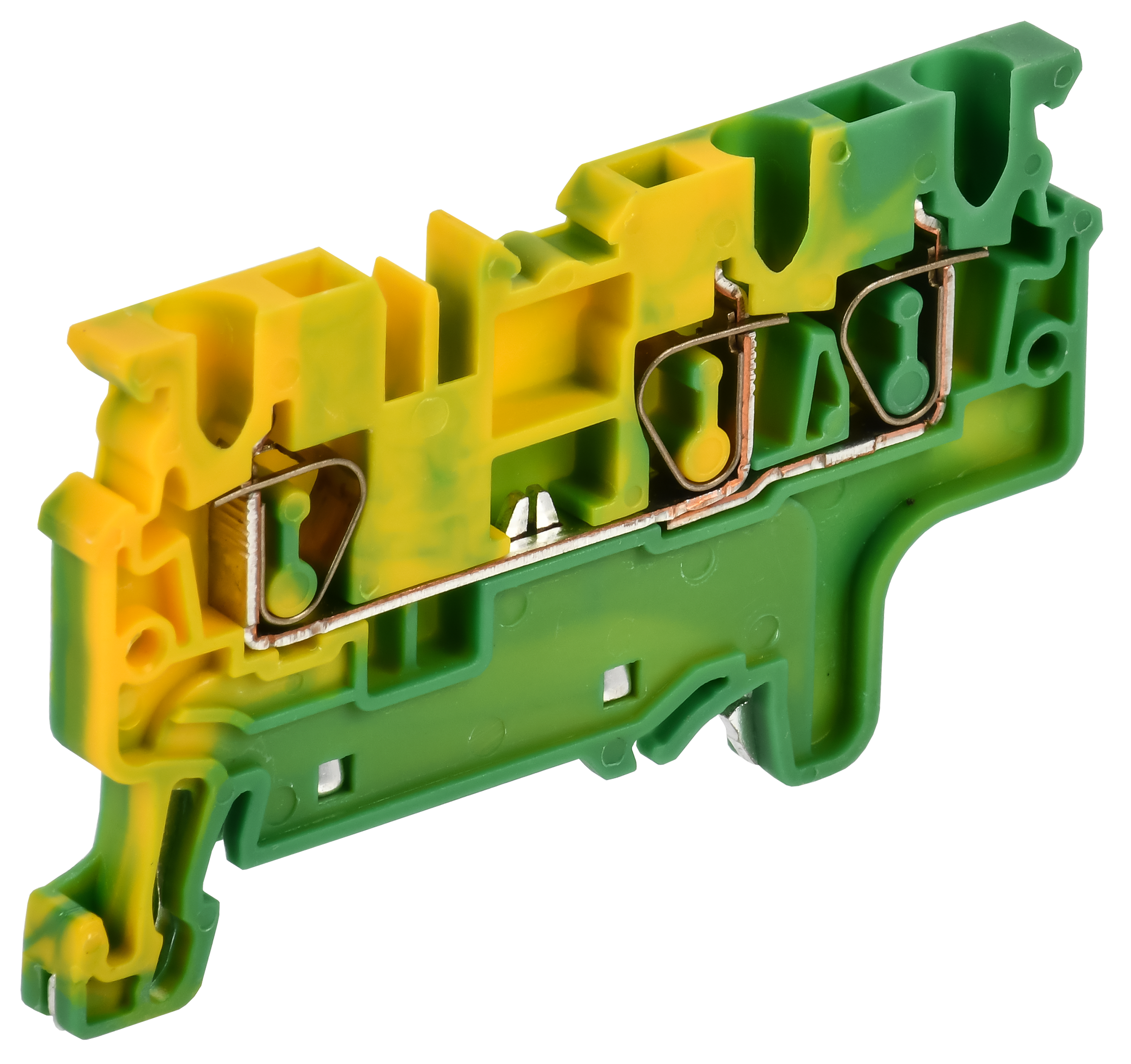 ARMAFIX Клемма пружинная CX2.5-3 PE 2,5мм2 трехконтактная заземляющая IEK