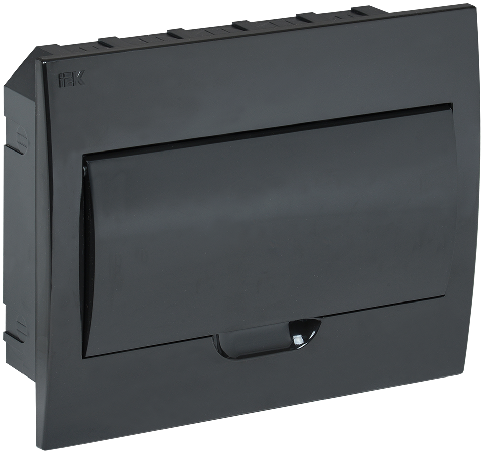 KREPTA 3 Корпус пластиковый ЩРВ-П-12 IP41 черная дверь черный IEK