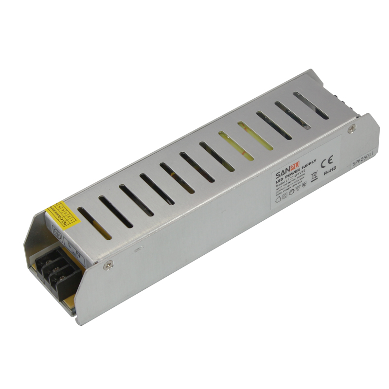 Источник питания компактный 12V, 120W с разъемами под винт (IP20)