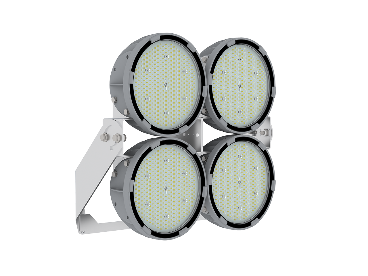 Светильник FHB R корпус 150 х4 590Вт CRI70 4000K D60 ЮПЗ Клевер 3030 FEREKS