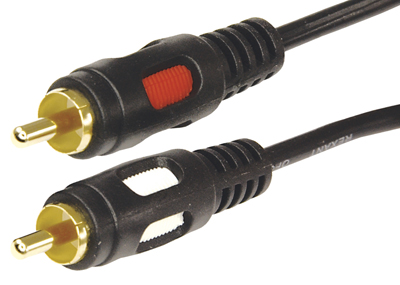 Шнур 2 RCA - 2 RCA, 1,5м, черный REXANT