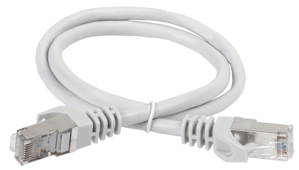 ITK Коммутационный шнур (патч-корд) кат.6 FTP PVC 7м серый