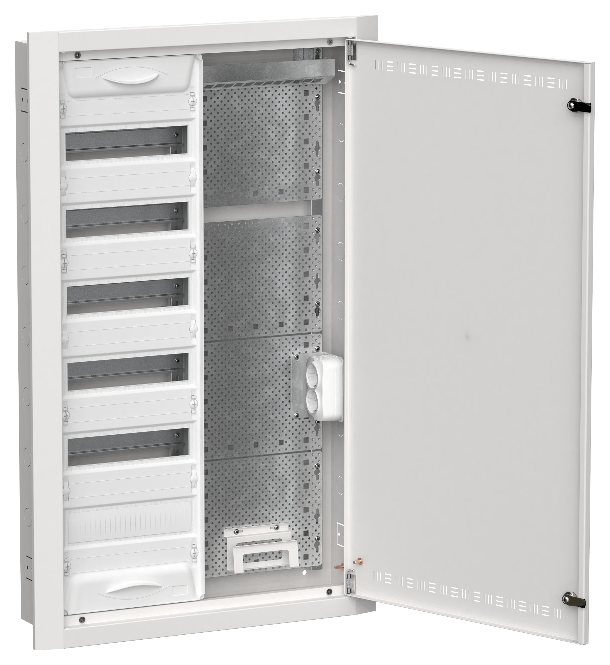 TITAN 5 Корпус комбинированный ЩРв-72 (2х72) 1005х625х130мм IP30 белый IEK