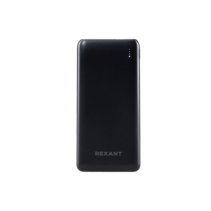 Портативное зарядное устройство Power Bank (аккумуляторная батарея) 10000 mAh с Quick Charge и Power Delivery, черное REXANT