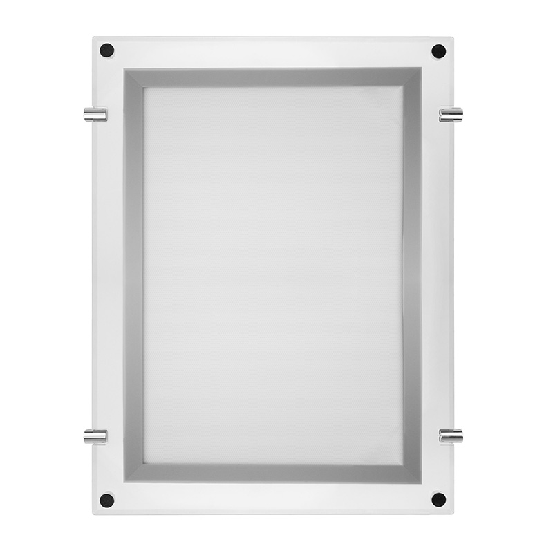 Световая панель бескаркасная тонкая Постер Crystalline LED подвесная двухсторонняя 210х297, видимая часть 190х277, габариты 281х368, 7 Вт REXANT