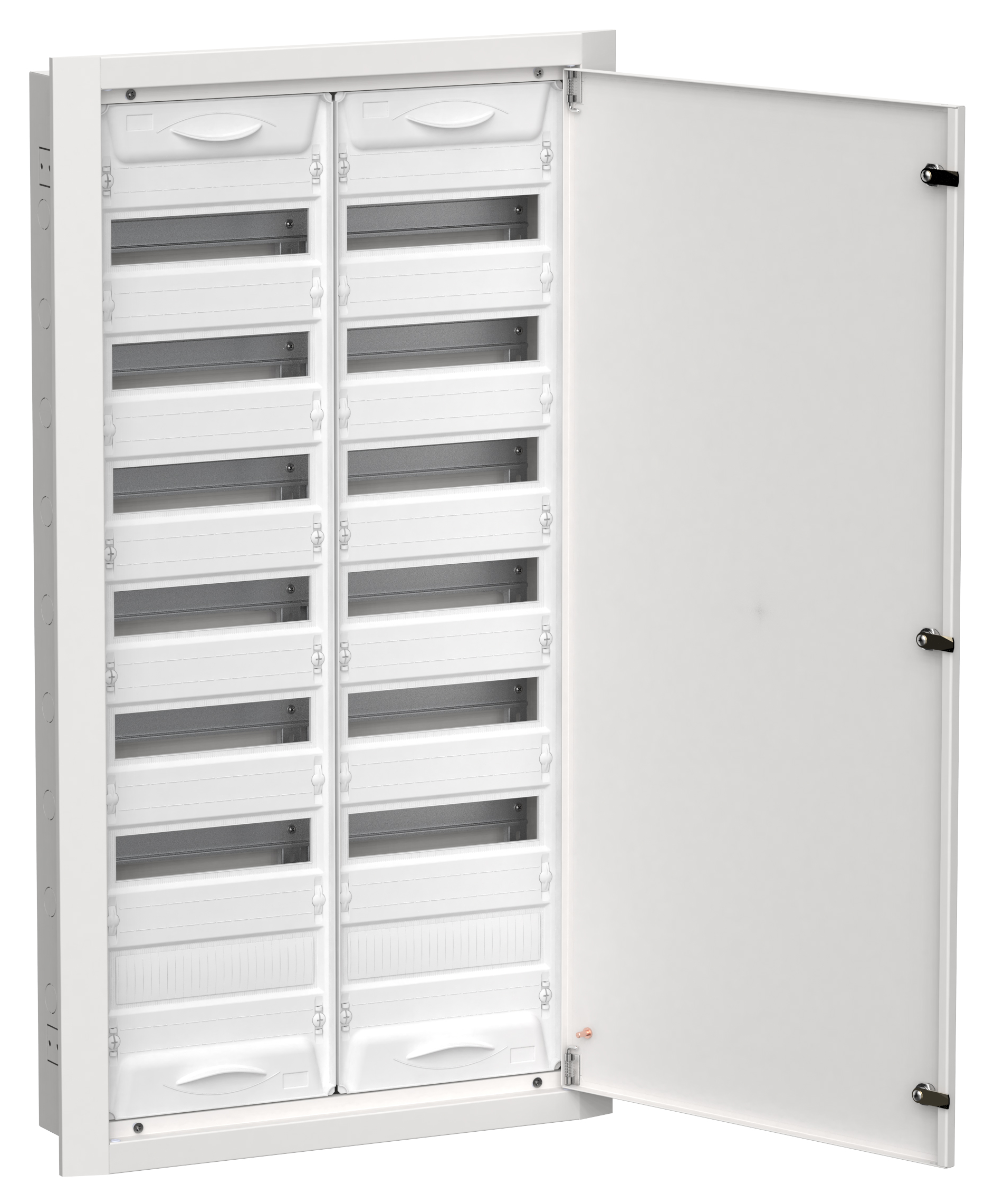 TITAN 5 Корпус металлический ЩРв-168 (2х84) 1130х625х130мм IP31 белый (одна дверь) IEK