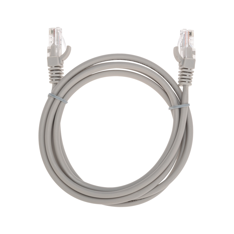 Шнур коммутационный патч-корд U/UTP CAT 5e, RJ45-RJ45, 26AWG, LSZH, серый, 1,5м REXANT