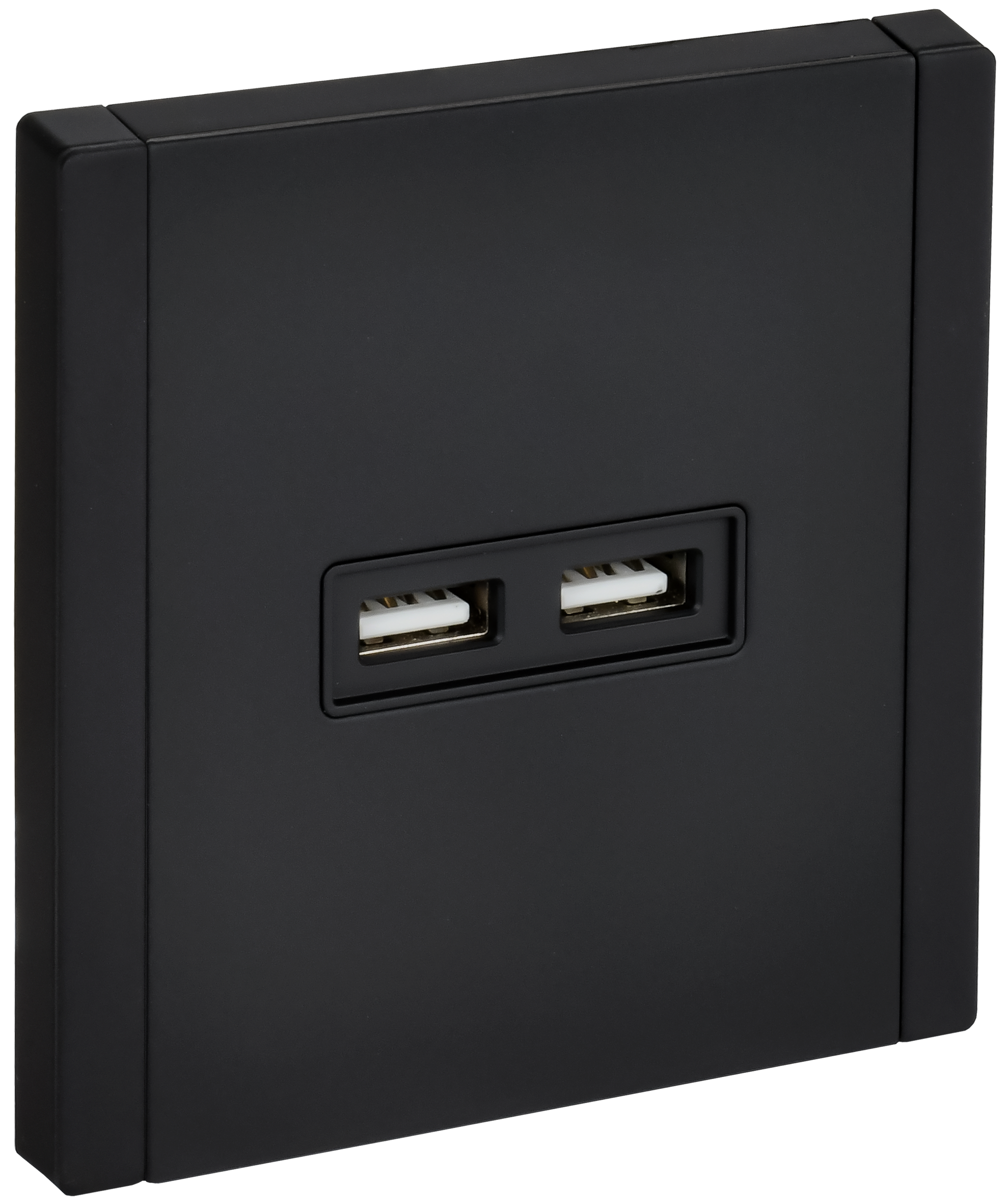 FORTE&PIANO Розетка USB A+A 3,1А FP149M металл черный IEK