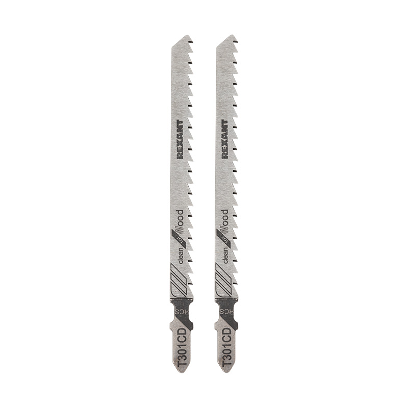Пилка для электролобзика 115мм 8 з/д 6-60мм T301CD (2 шт/уп) (дерево) REXANT