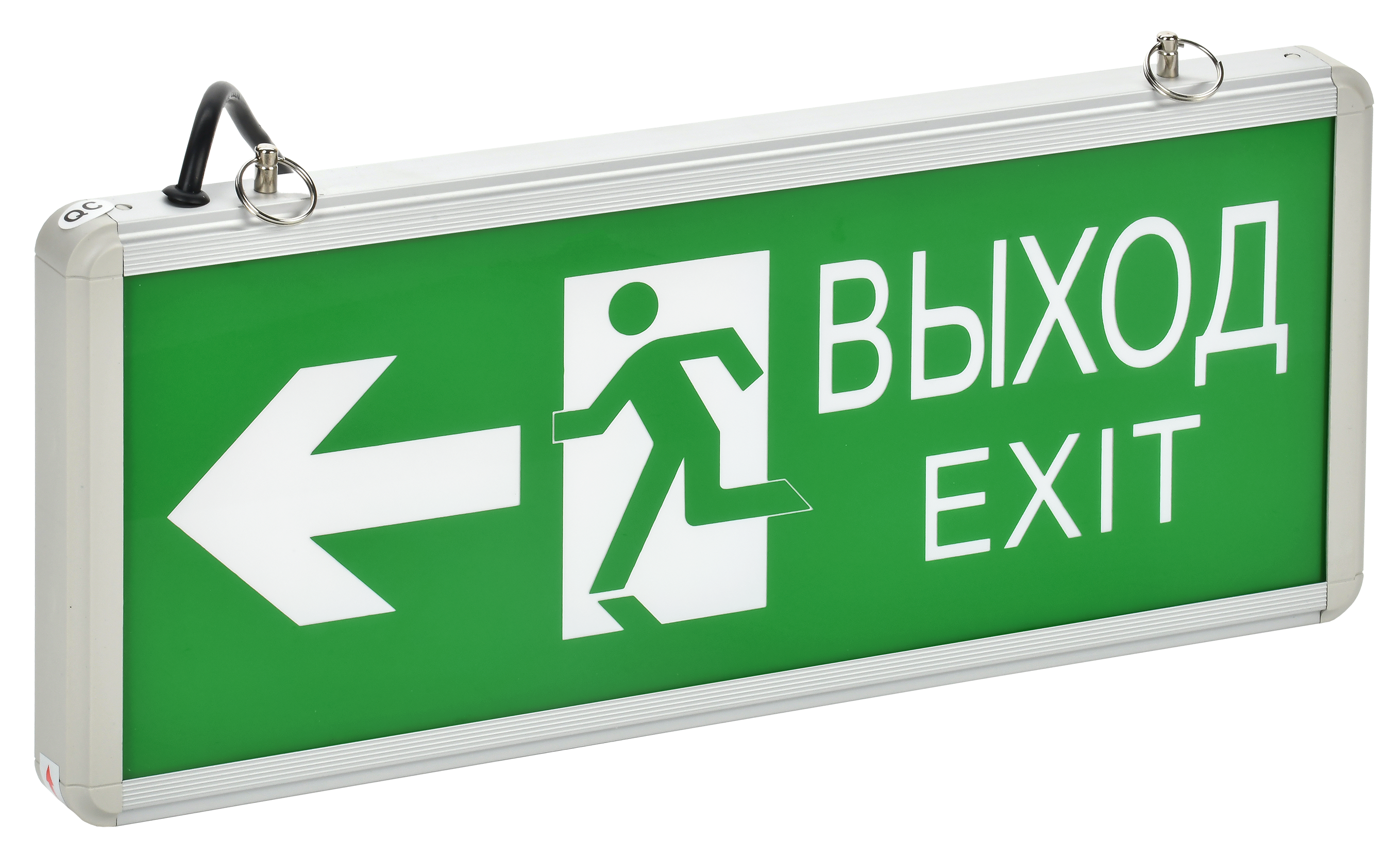 Светильник аварийный ССА1003 на светодиодах 3Вт 1,5ч двусторонний ВЫХОД-EXIT стрелка/фигура IEK