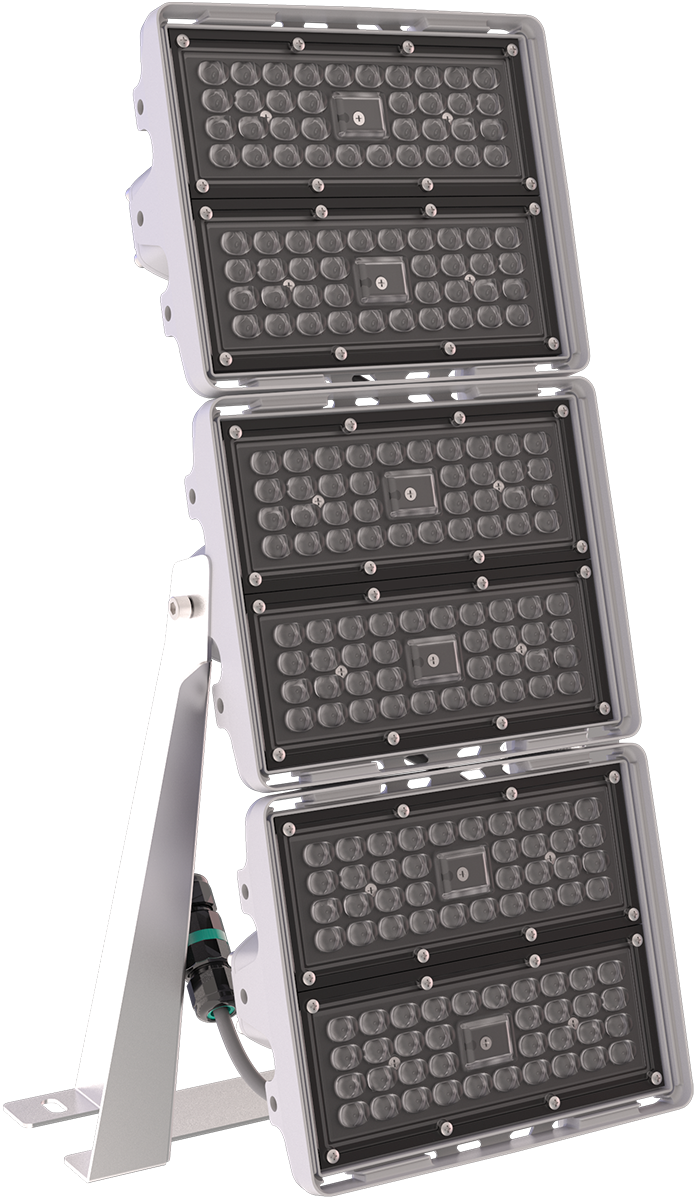 Светильник L-pixel 3/banner/150/Г60/740/(R5)/05/MT-KM/I1-C3/220AC IP66 RAL7035 LEDEL