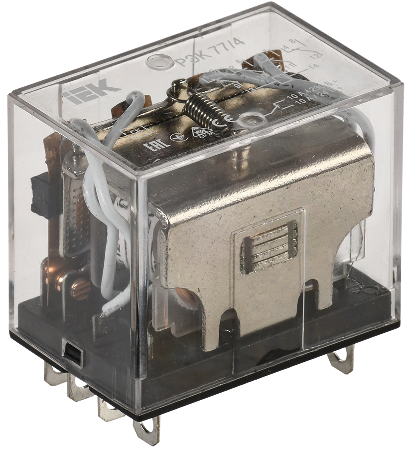 Реле РЭК77/4 10А 12В DC IEK