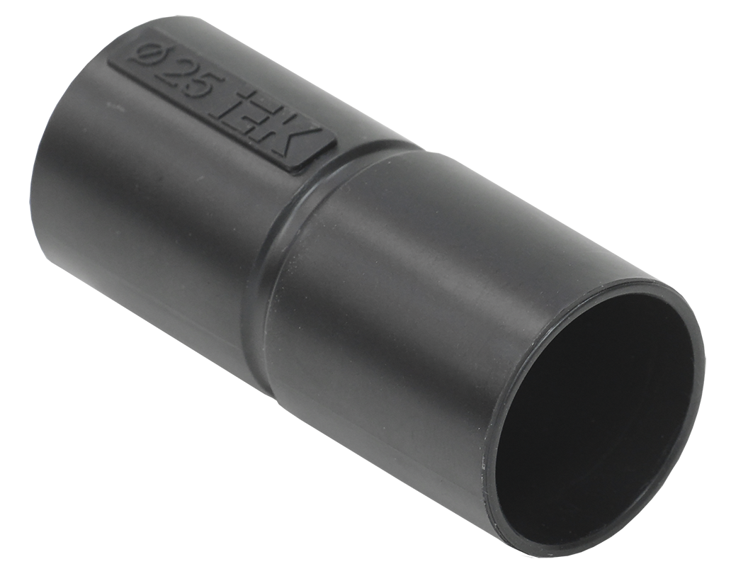 ELASTA Муфта труба-труба GI25G черная IEK