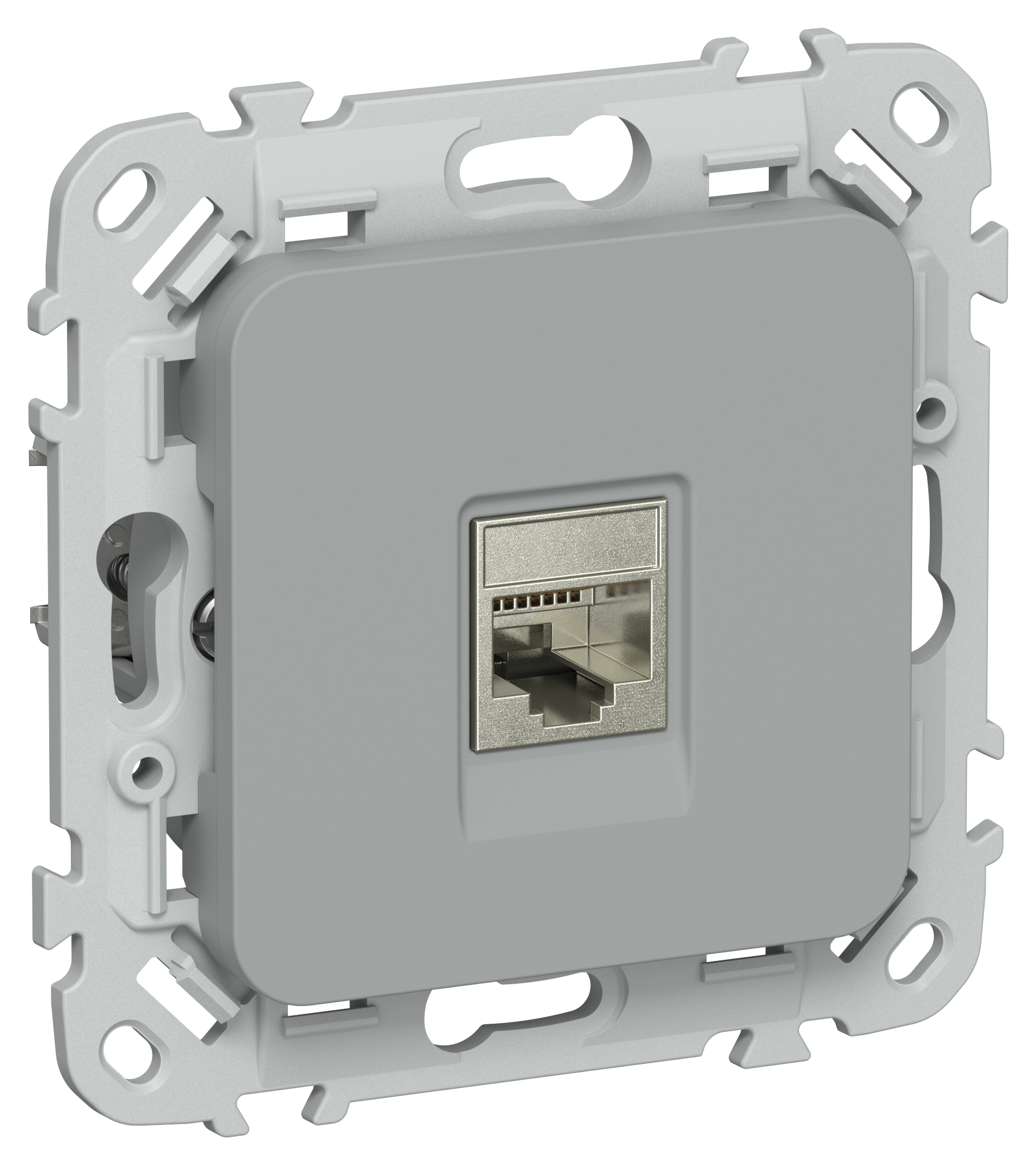 FLITE Розетка компьютерная RJ45 категория 6 STP РК6-1-1-ФлС серый IEK