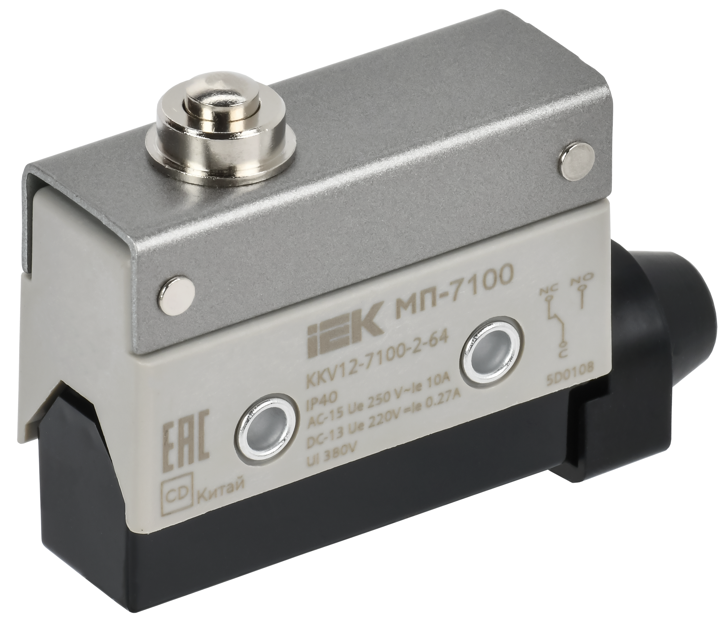 Микропереключатель концевой МП-7100 толкатель IP40 IEK