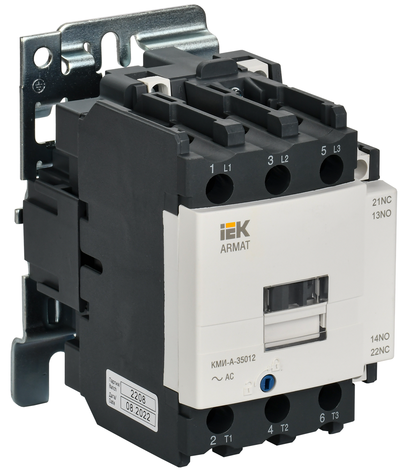 ARMAT Контактор КМИ-А-35012 LC1D 50А 400В/АС3 1NO/1NC IEK