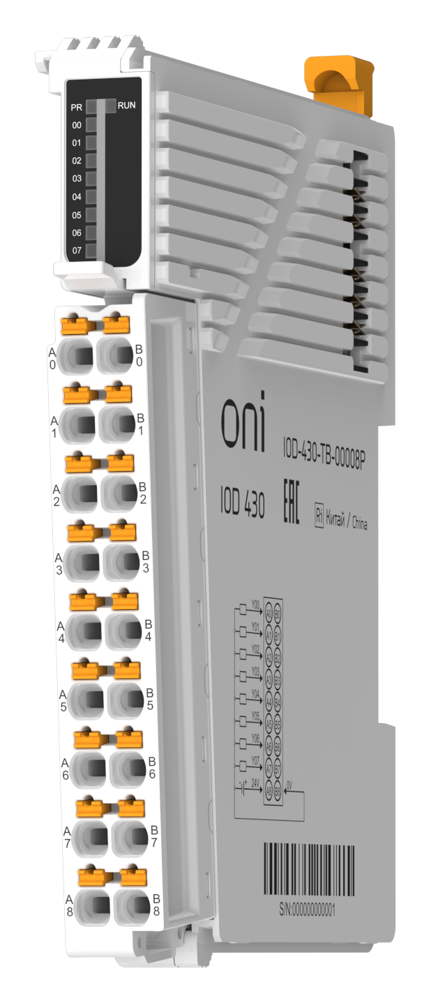 IOD 430 Модуль дискретного вывода 8 сигналов PNP ONI