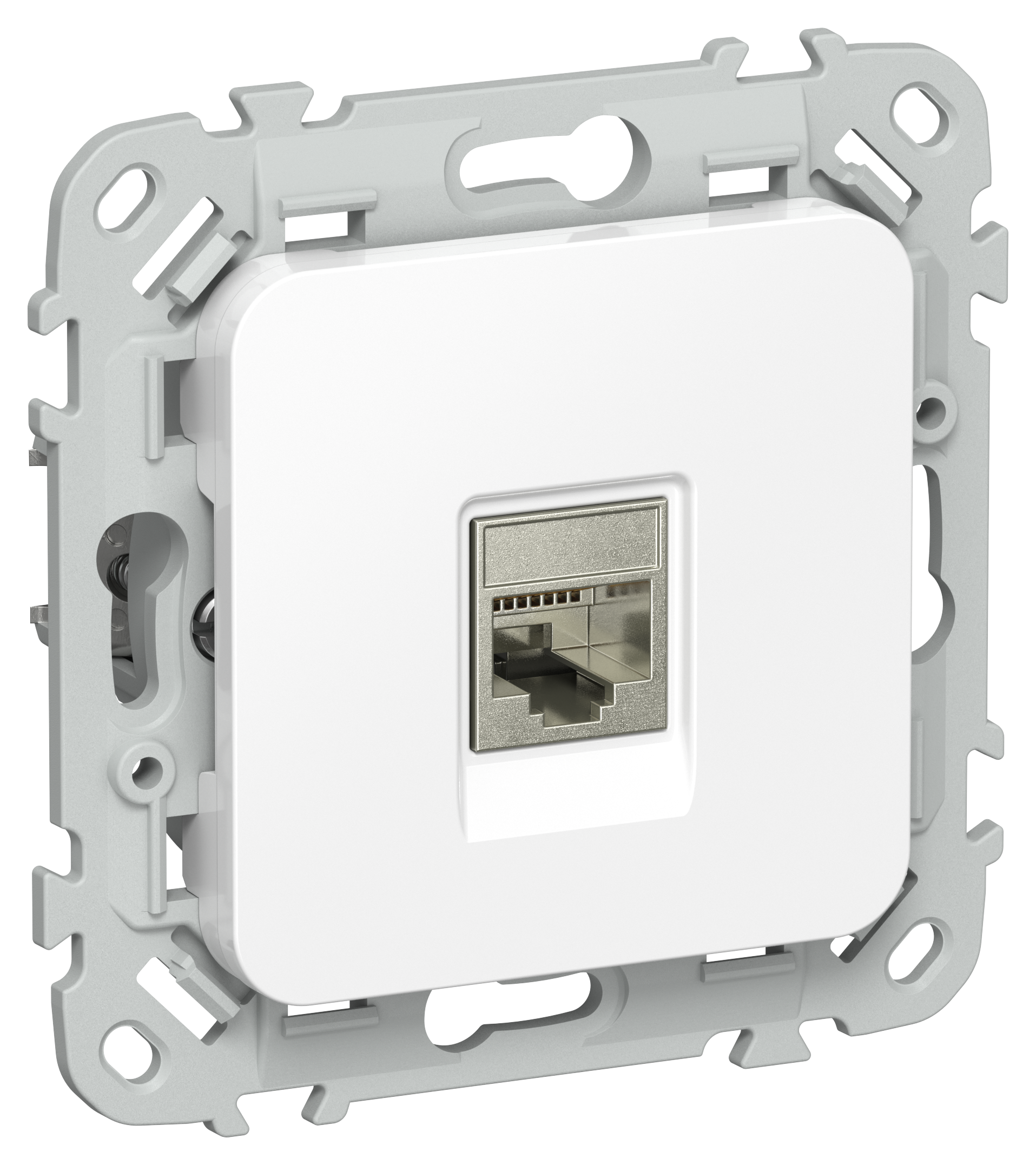 FLITE Розетка компьютерная RJ45 категория 5Е STP РК5е-1-1-ФлБ белый IEK