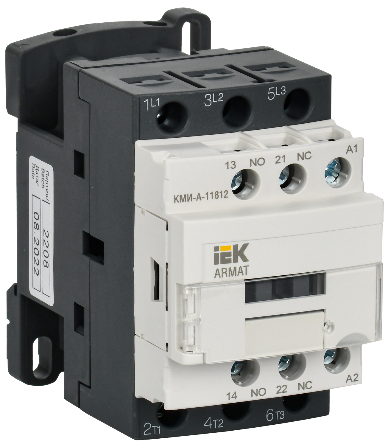 ARMAT Контактор КМИ-А-11812 LC1D 18А 400В/АС3 1NO/1NC IEK